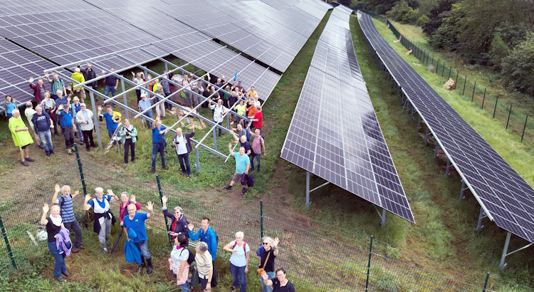 PV Freiflächenanlage in Letmathe - BEG-58 Aktiventreff - 2024