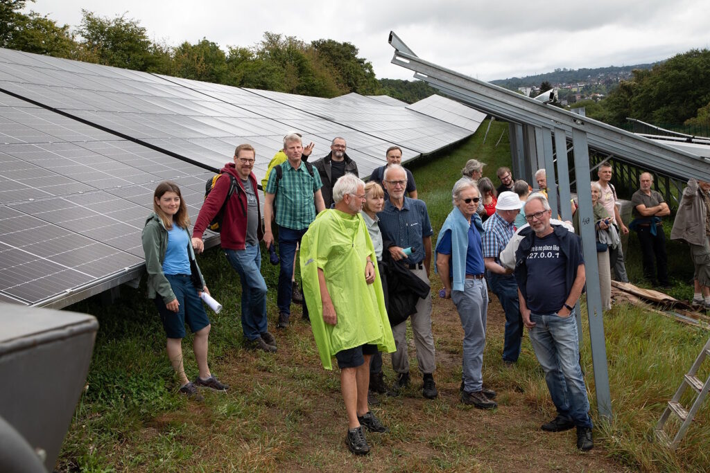 PV Freiflächenanlage in Letmathe - BEG-58 Aktiventreff - Besichtigung