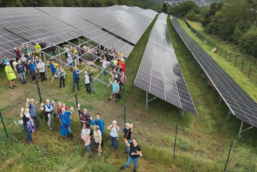 PV Freiflächenanlage in Letmathe - BEG-58 Aktiventreff - Drohnenfoto
