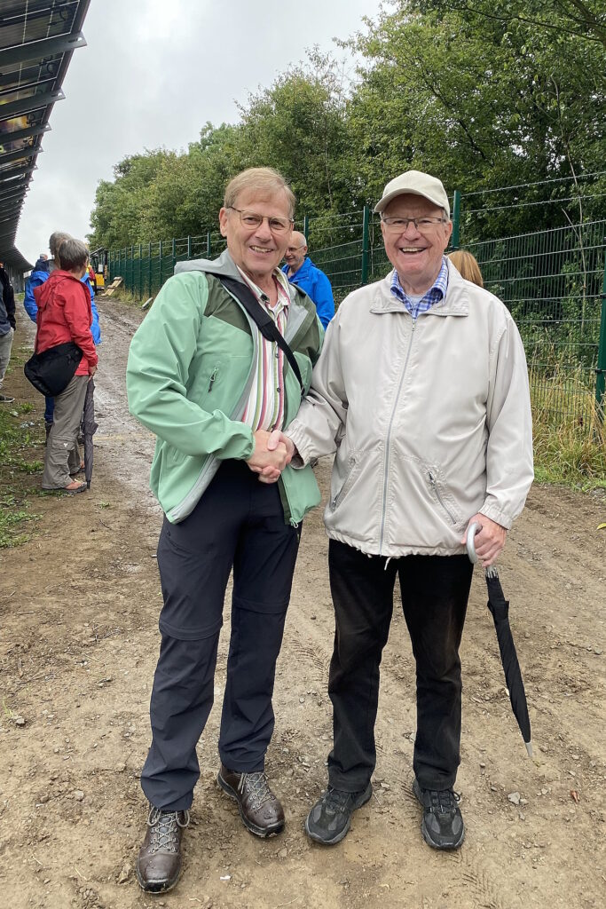 PV Freiflächenanlage in Letmathe - BEG-58 Aktiventreff - Begrüßung alter Genossen