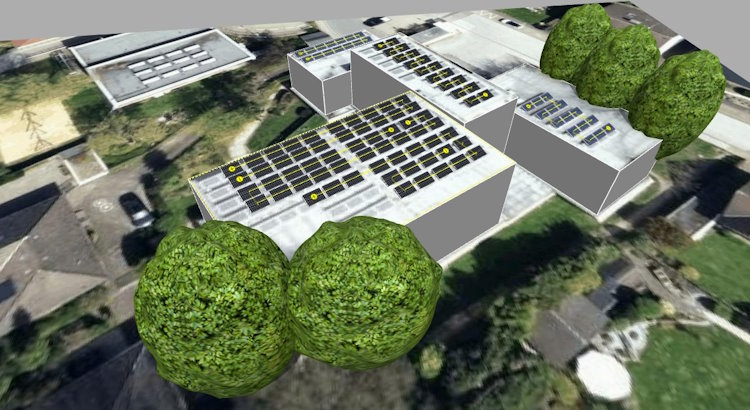 Dachplan für Solarmodultausch in Niedersprockhövel