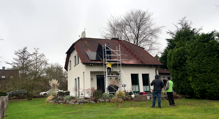 Ein Schnappschuss aus dem Zeitraffer-Video